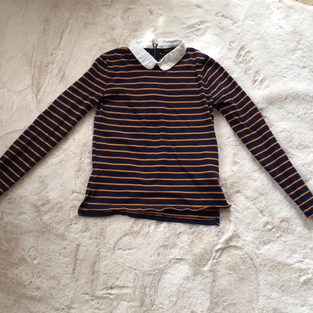 F21 long sleeve striped shirt